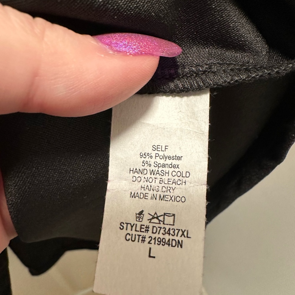 White Birch Large Basic Black Sleeveless Dress Nw… - image 3